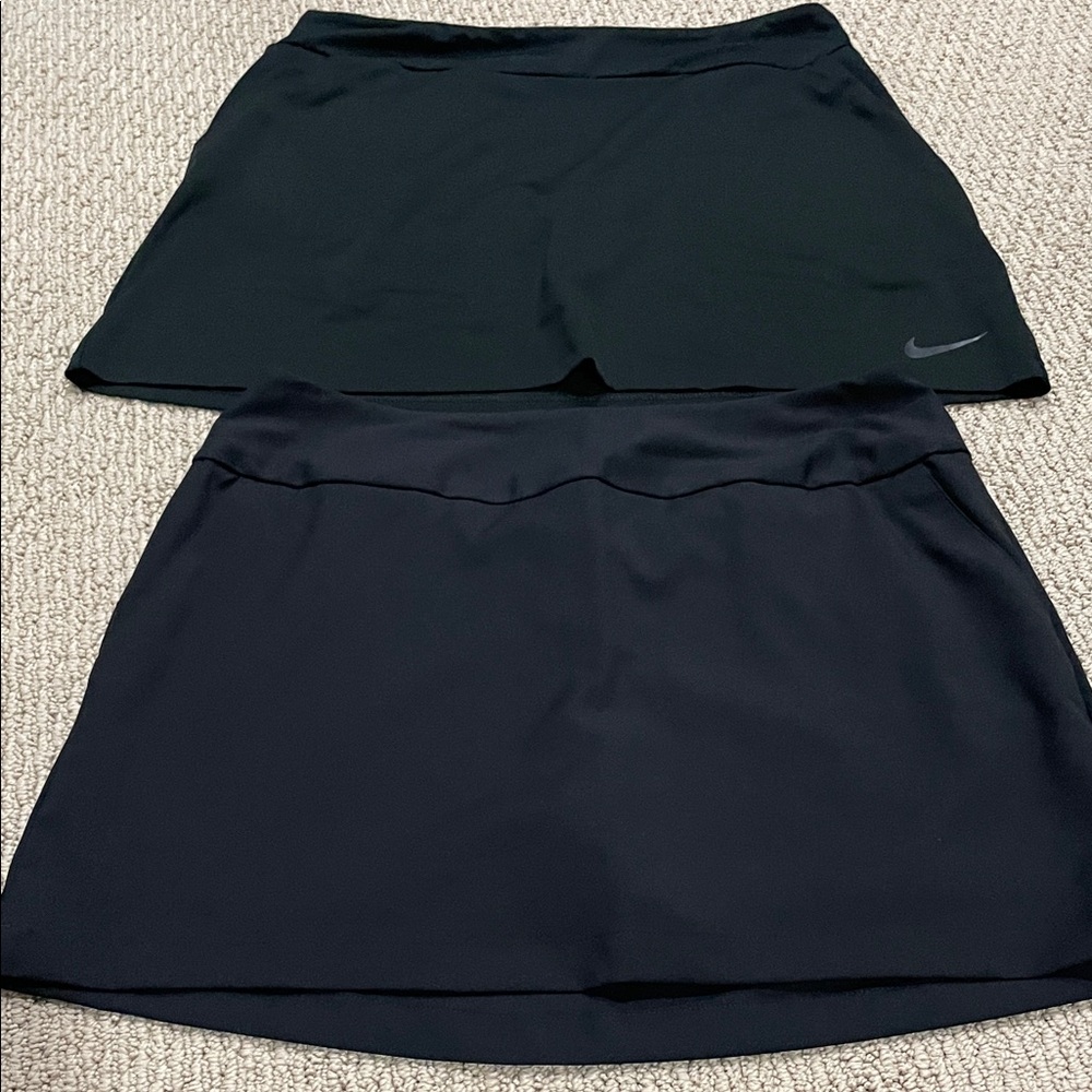 Women's Black Skorts - (1) adidas and (1) Nike